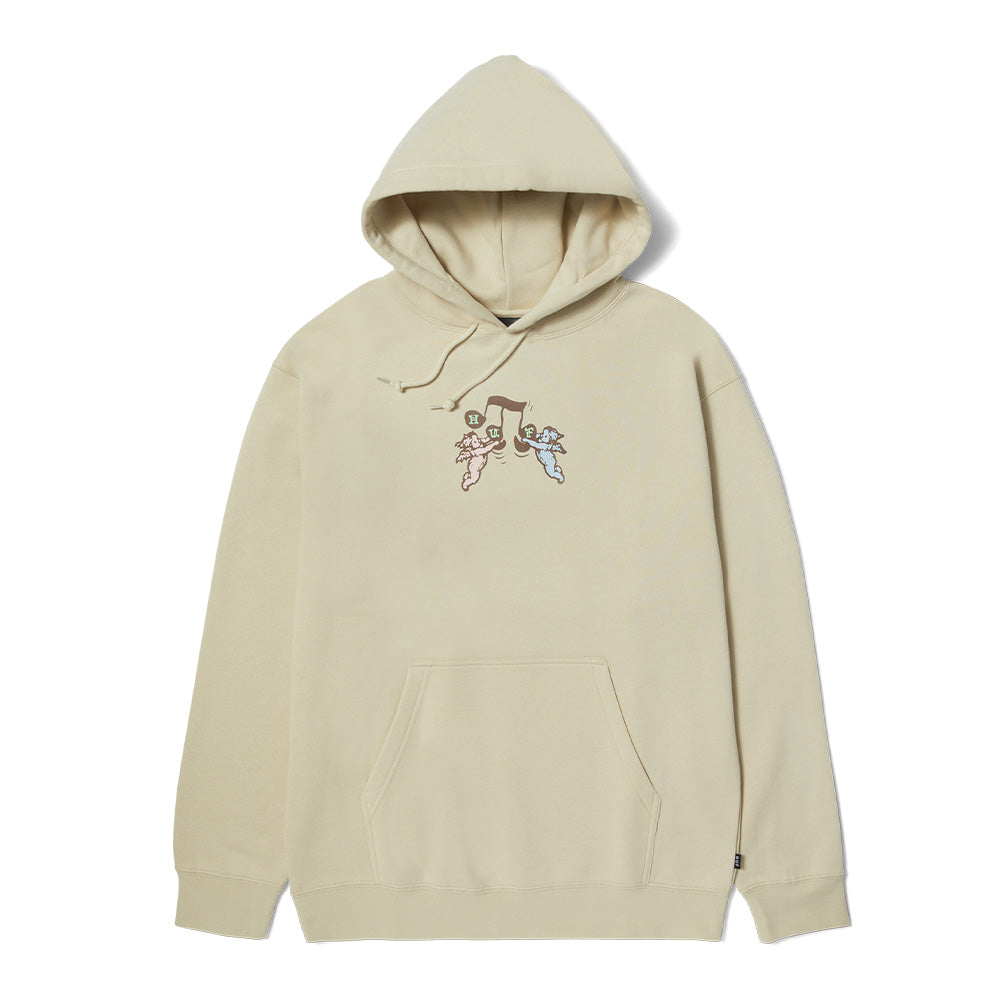 HUF SONG PO HOODIE CREAM