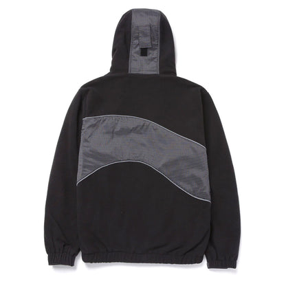 HUF NAULS POLAR FLEECE JACKET BLACK