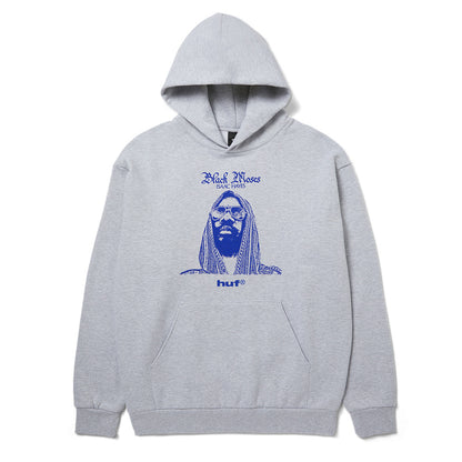HUF X ISAAC HAYES BLACK MOSES HEAVYWEIGHT HOODIE