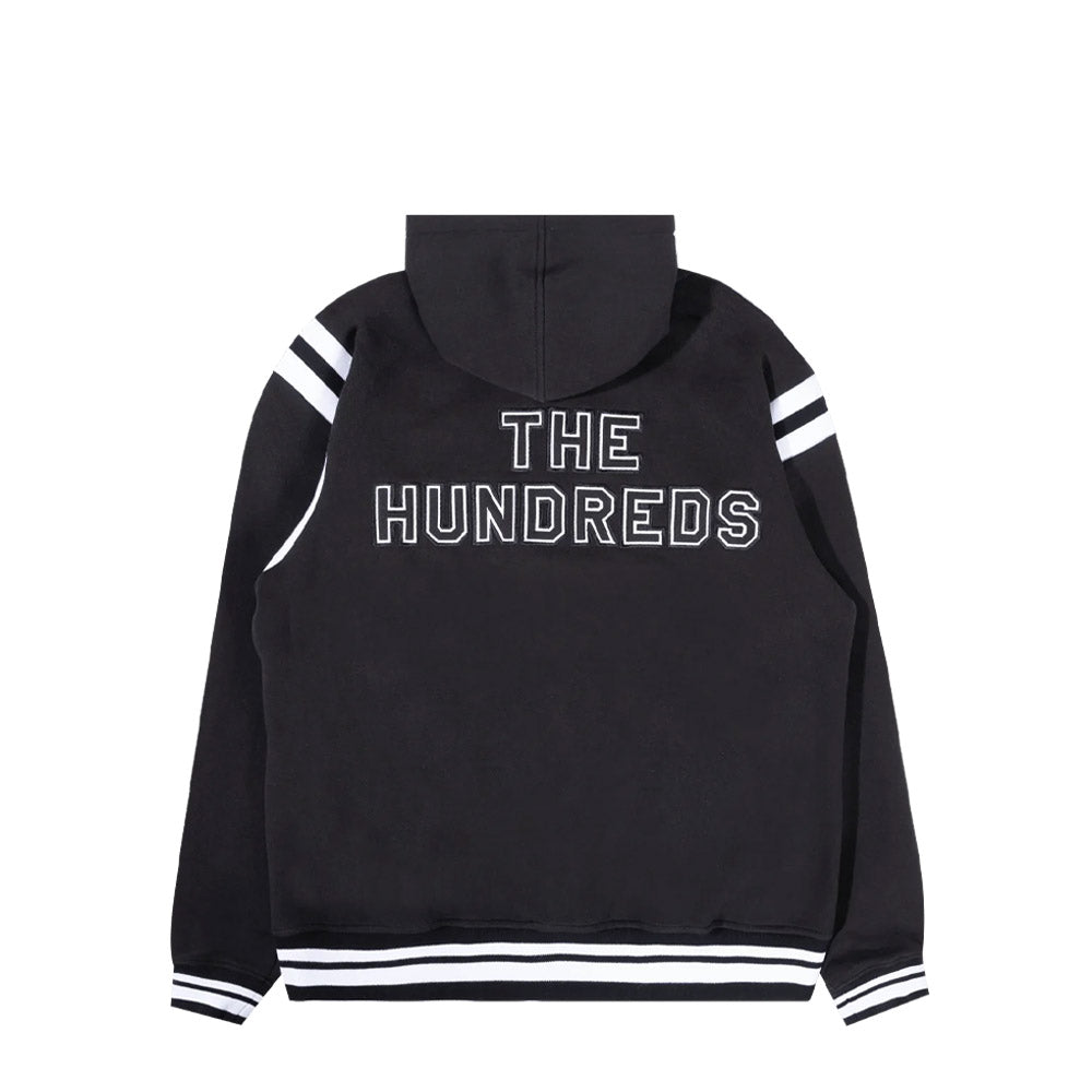 THE HUNDREDS MAMMOTH SNAP HOODIE BLACK