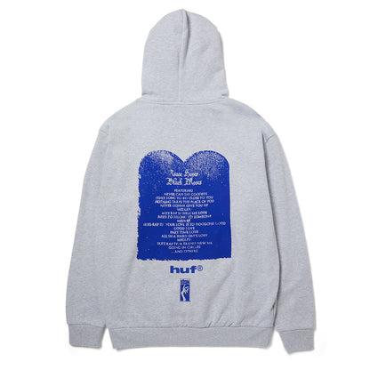 HUF X ISAAC HAYES BLACK MOSES HEAVYWEIGHT HOODIE