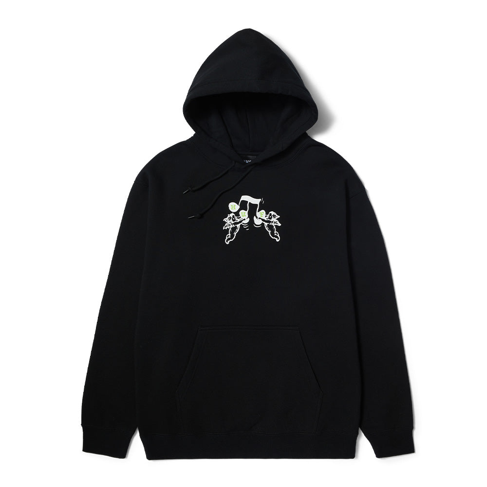 HUF SONG PO HOODIE BLACK