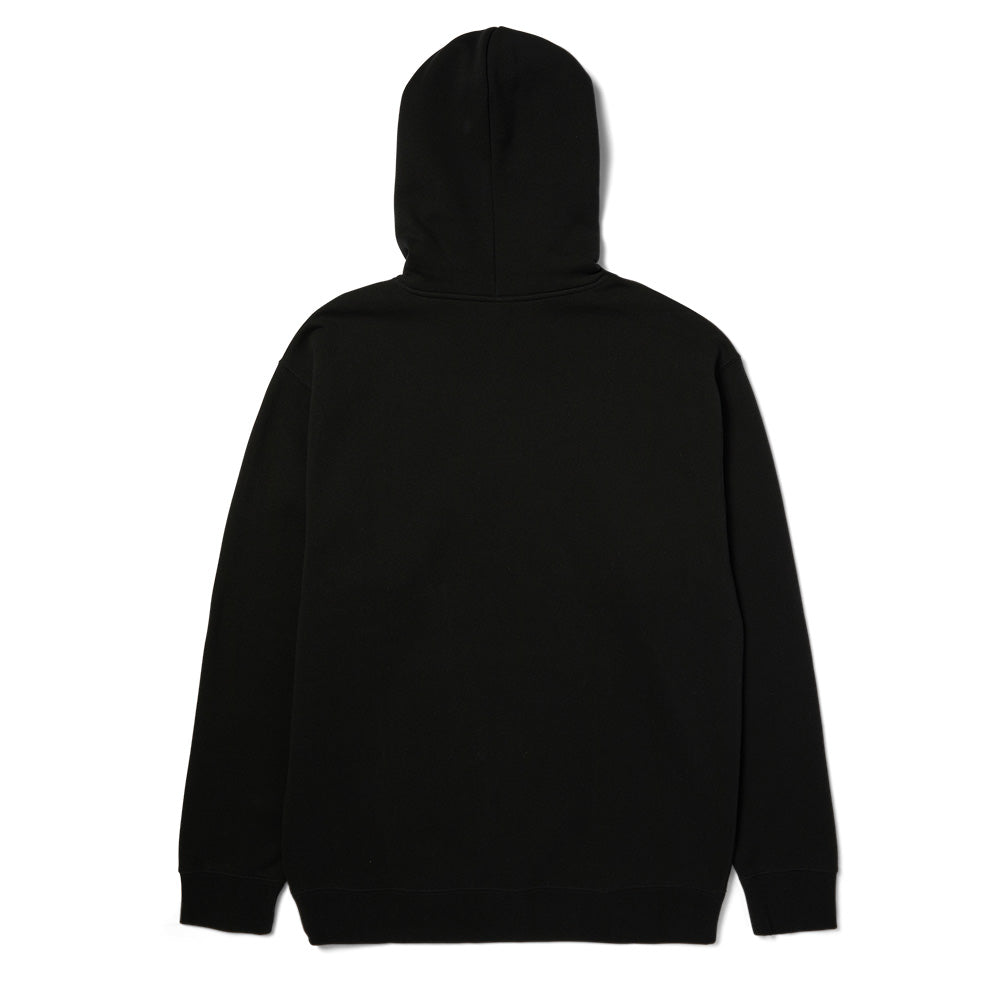 HUF MEGABLAST EMBROIDERED HOODIE BLACK