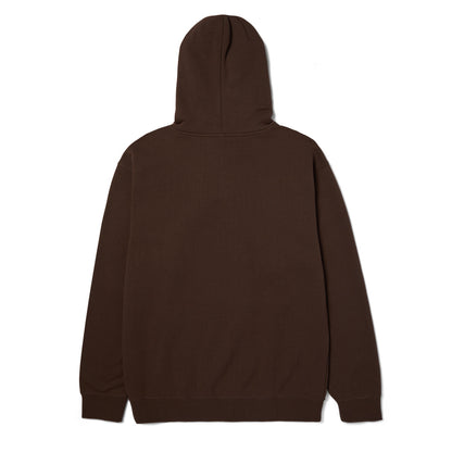 HUF ARCH HOODIE BROWN