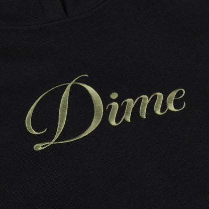 DIME CURSIVE HOODIE BLACK