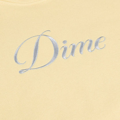 DIME CURSIVE HOODIE CREAM