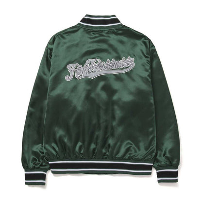 HUF CRACKERJACK SATIN JACKET DARK GREEN