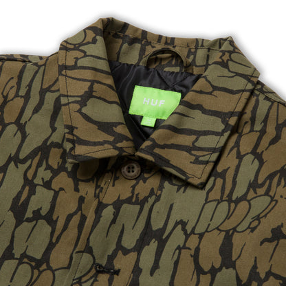 HUF HUDSON CAMO WORK JACKET CAMO