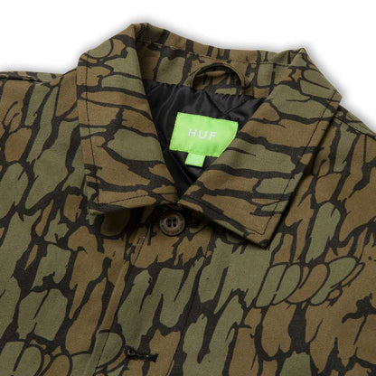 HUF HUDSON CAMO WORK JACKET CAMO