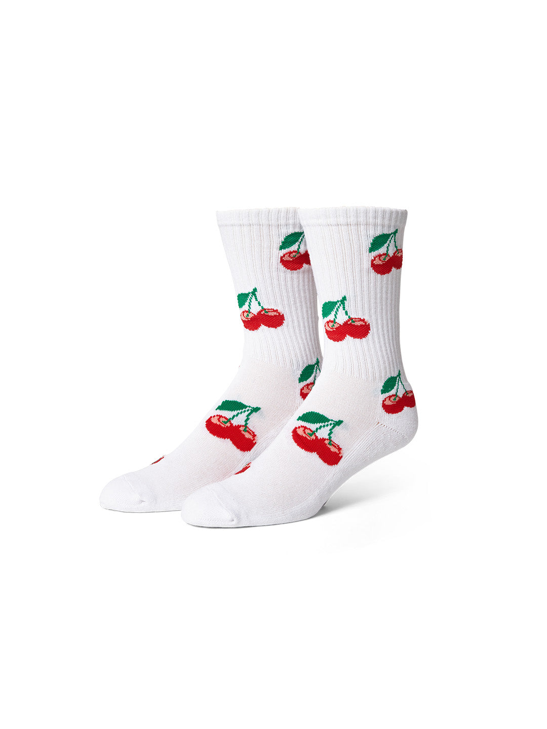 Cherry Bomb Crew Sock White