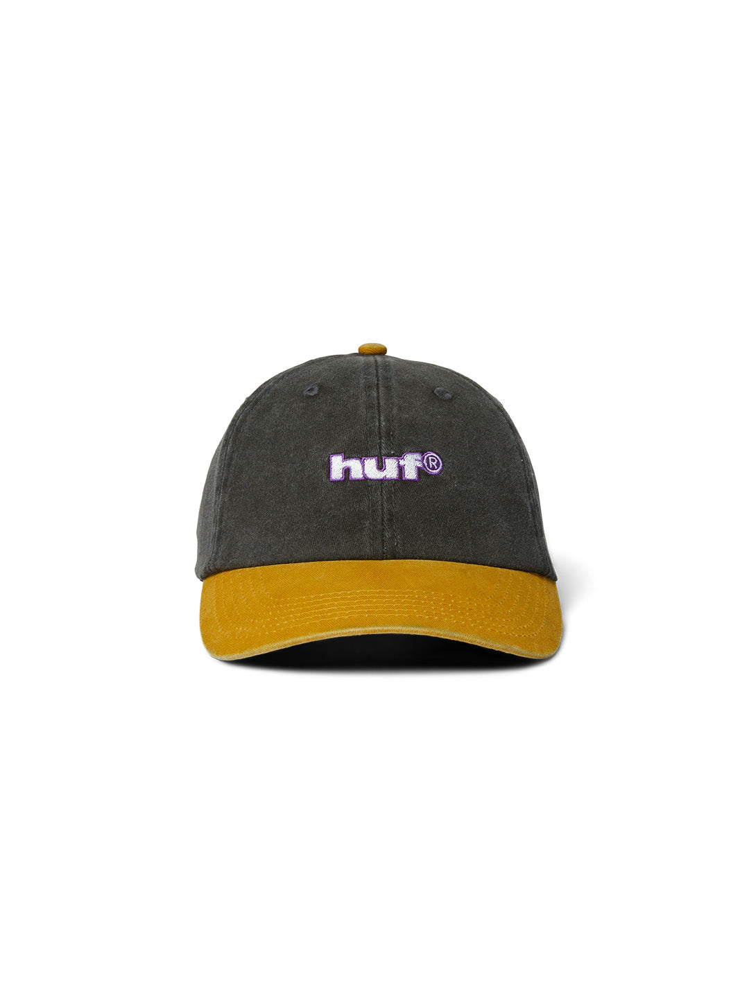 Two Tone 89 Washed 6 Panel Black