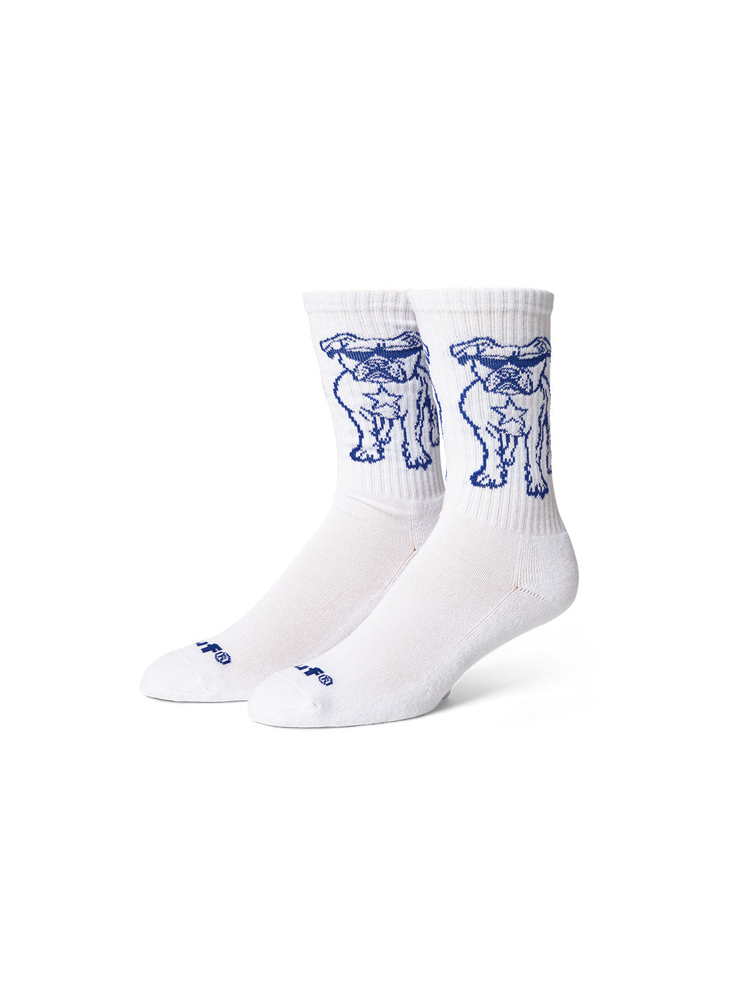 Star Pup Crew Sock White