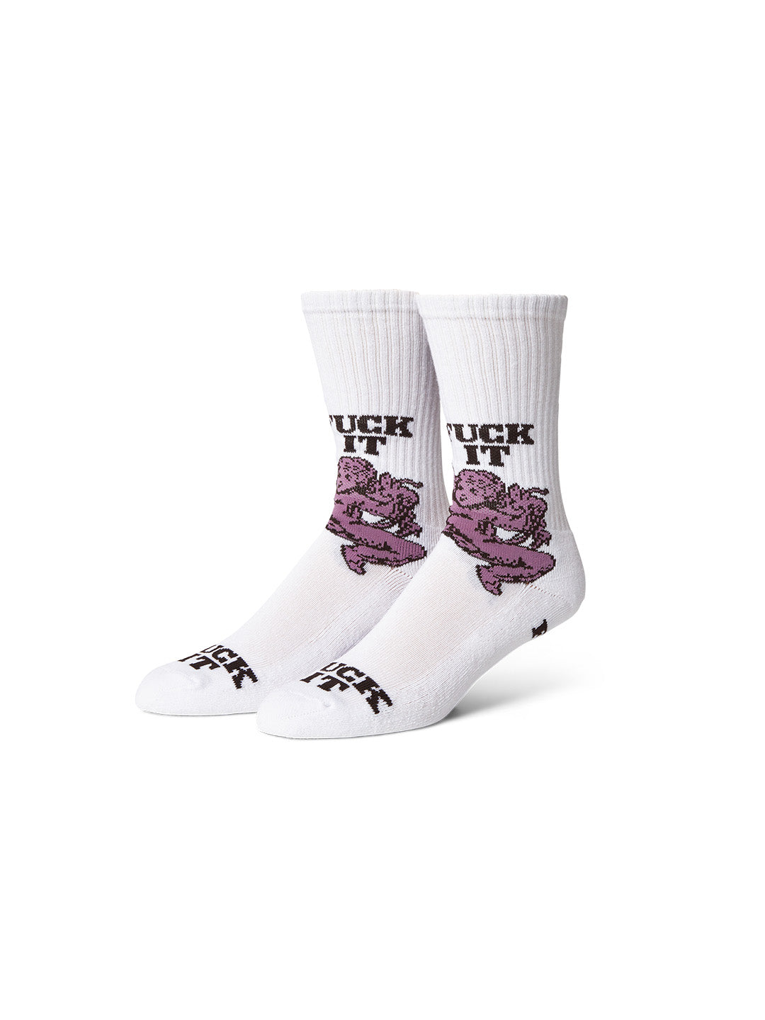 Divine Crew Sock White