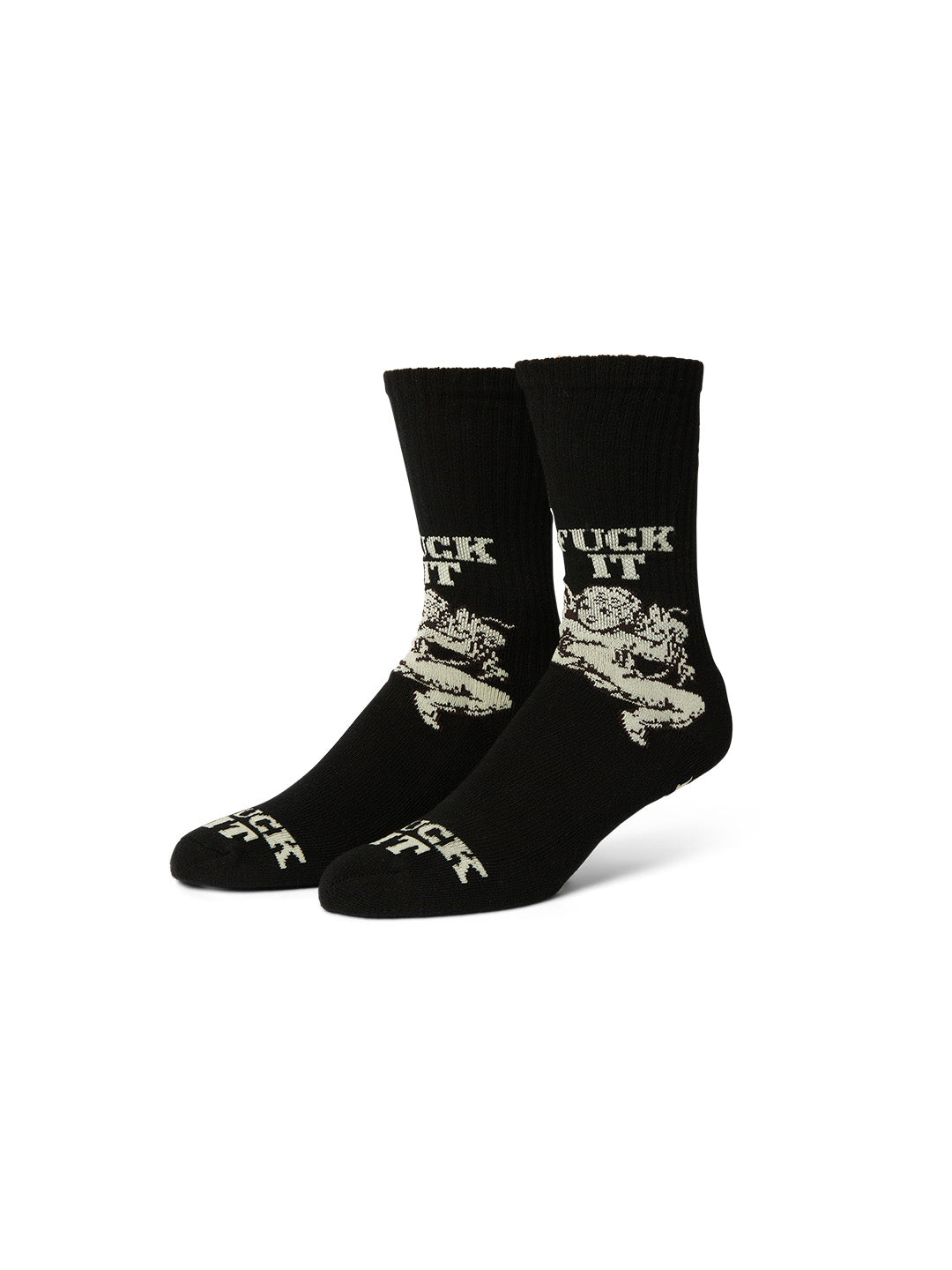 Divine Crew Sock Black