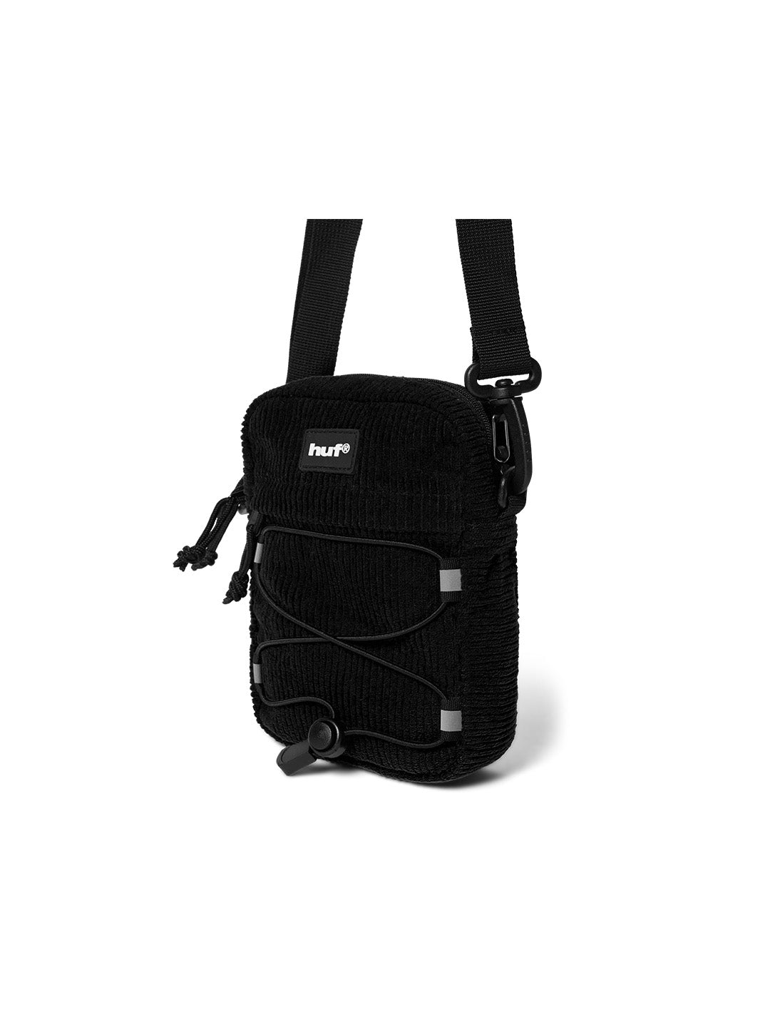 Corduroy Bowery Side Bag Black