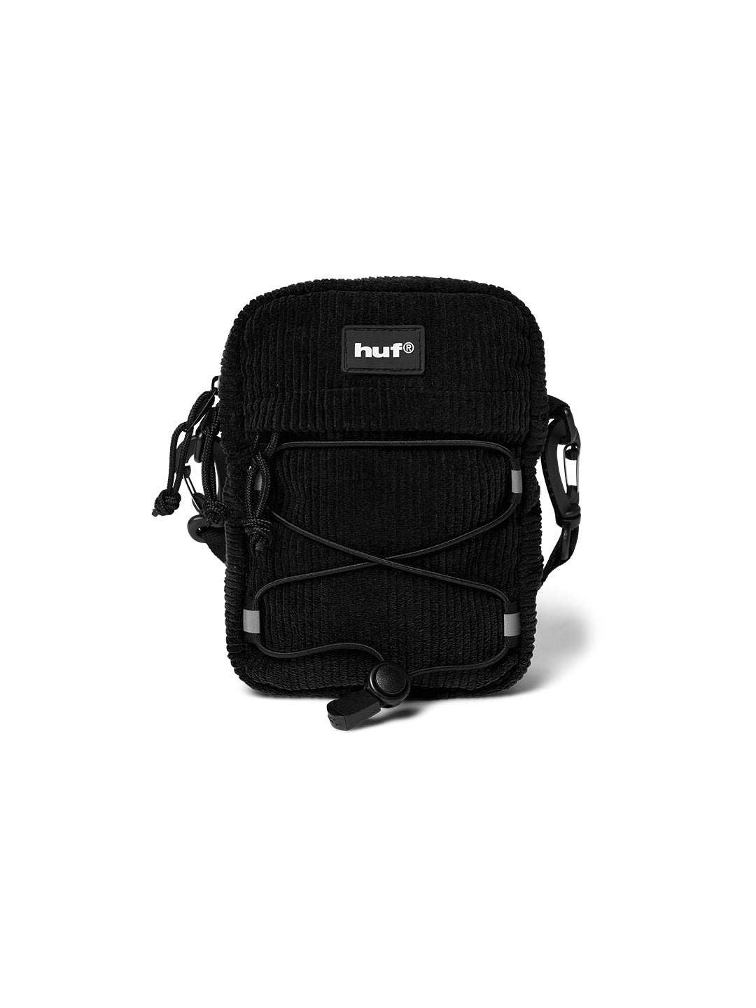Corduroy Bowery Side Bag Black