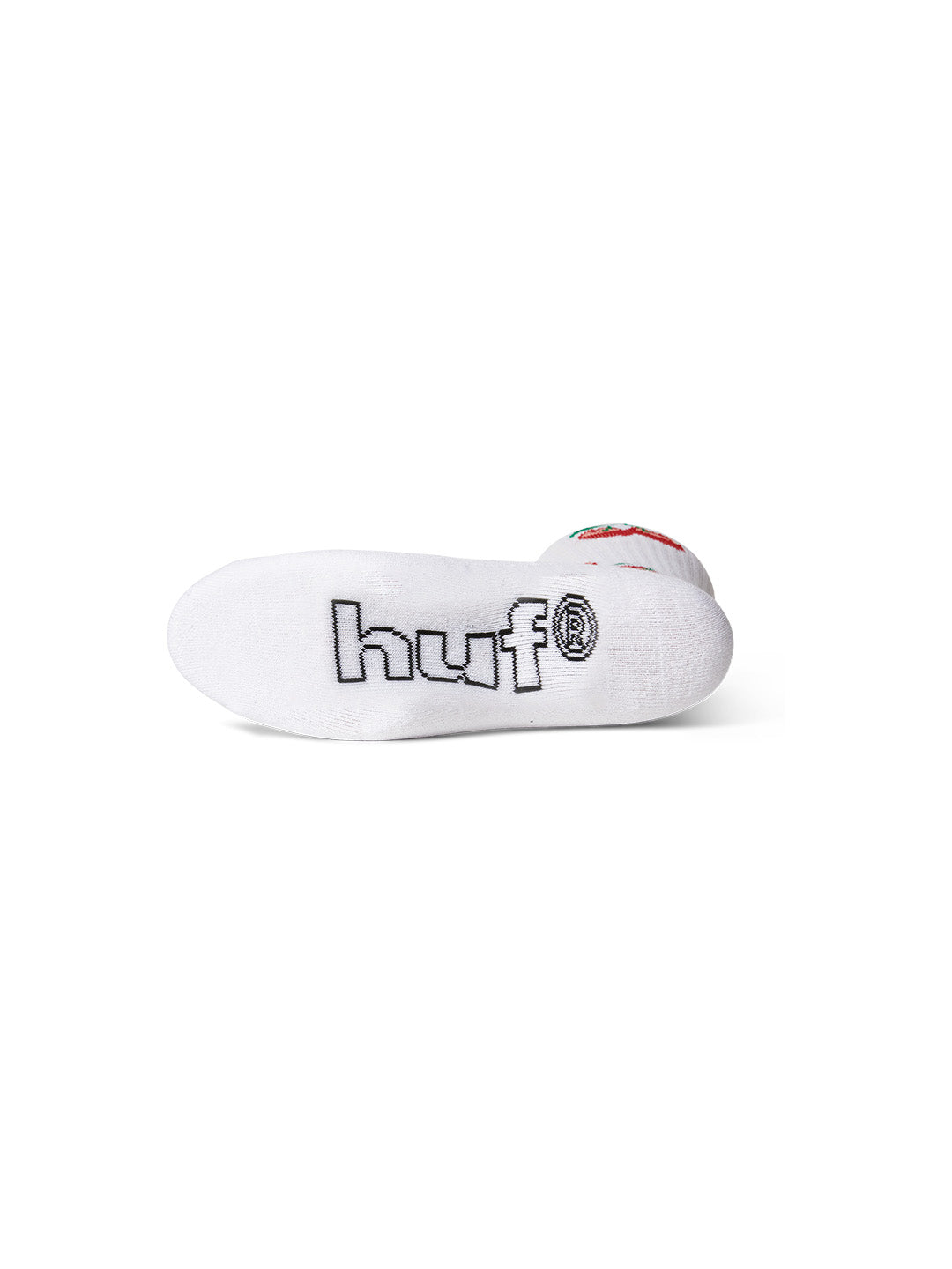 Cherry Bomb Crew Sock White