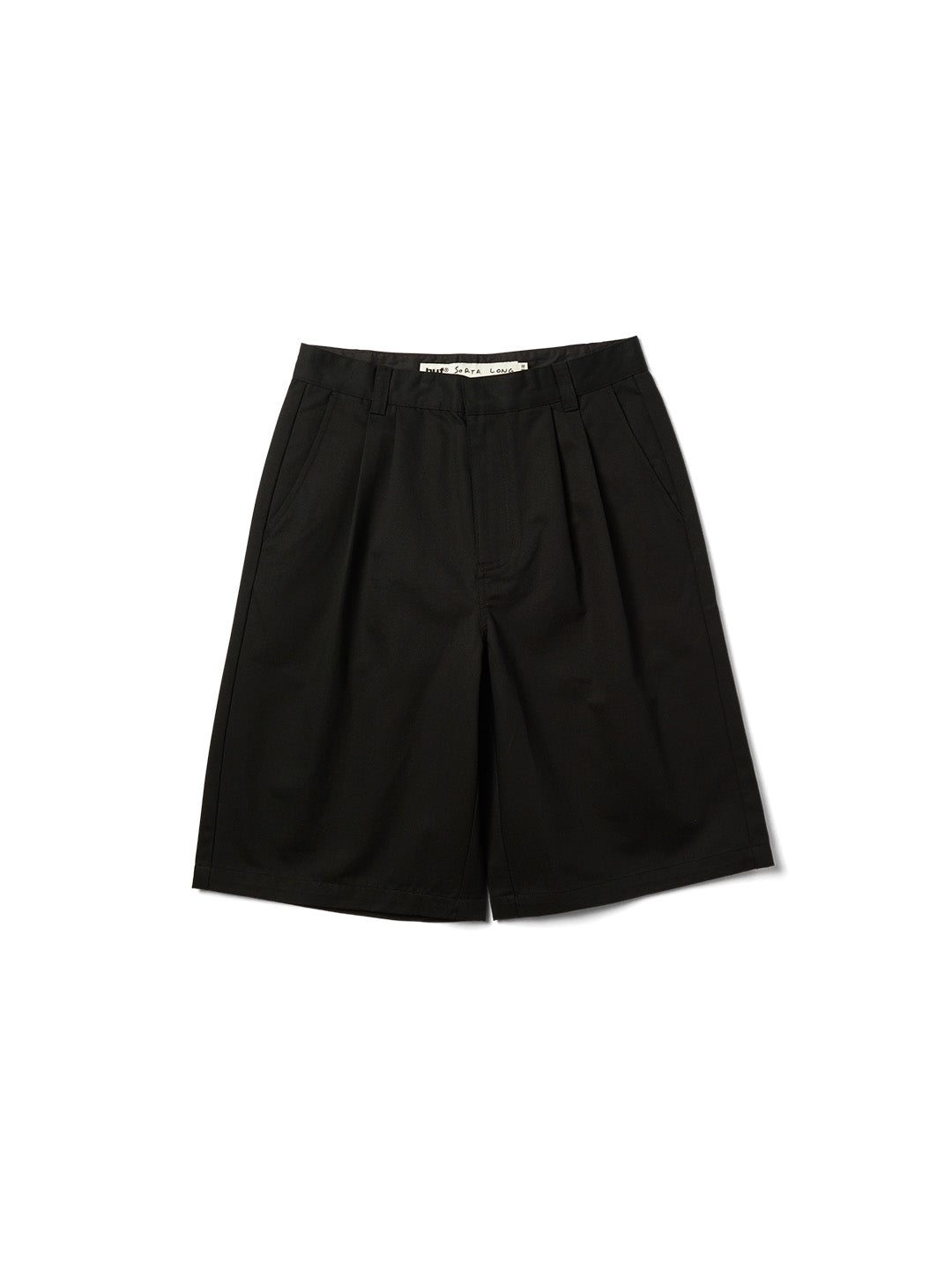 Sorta Long Chino Short Black