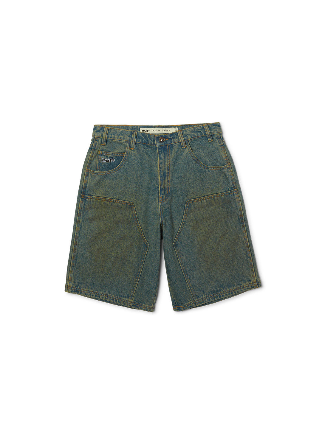 Kinda Loose Double Knee Short Turquoise