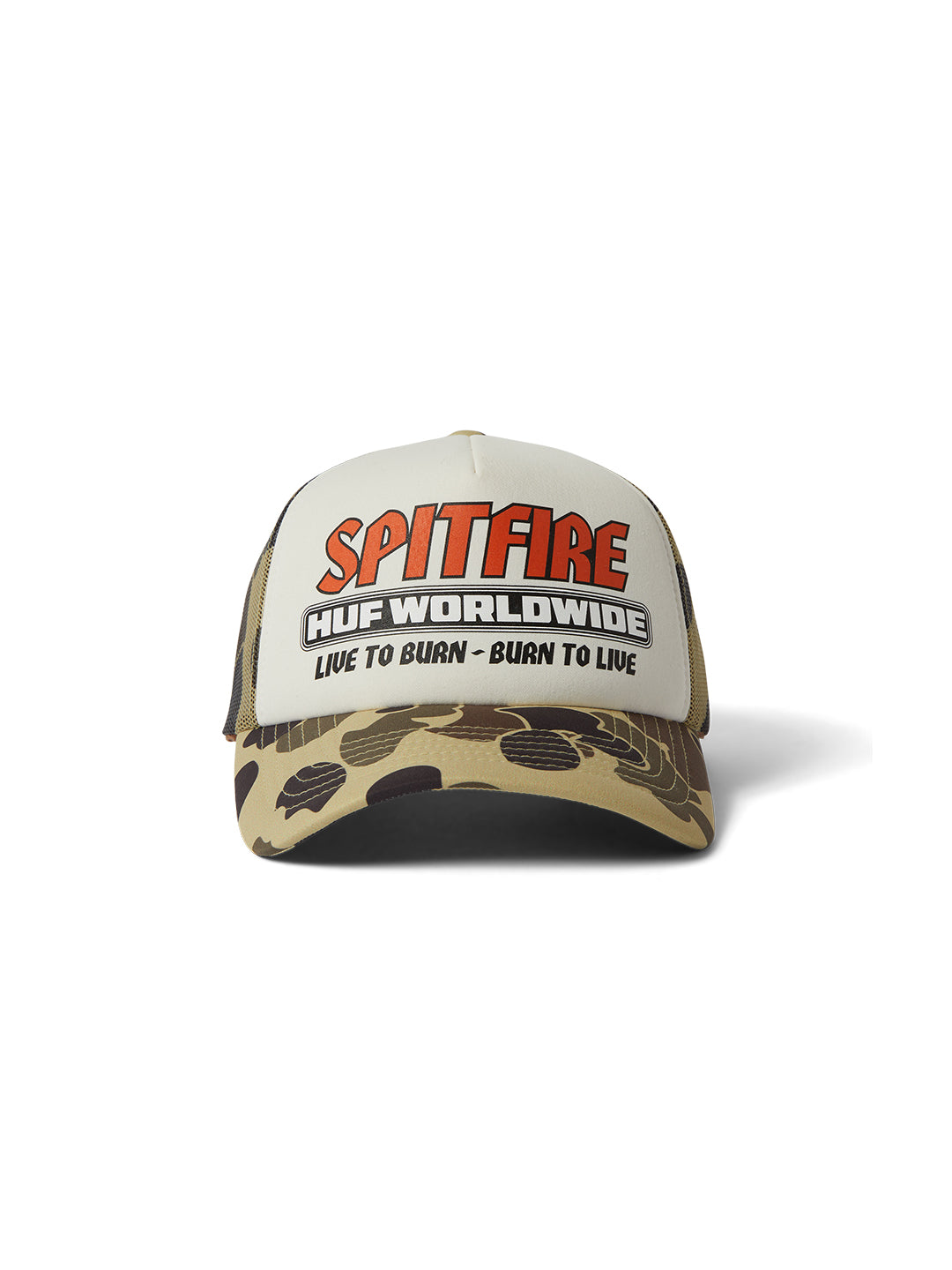 Spitfire Burn Forever Trucker Green Camo