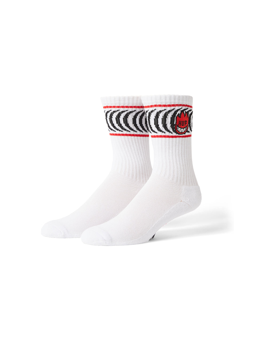 Spitfire Spiral Sock White