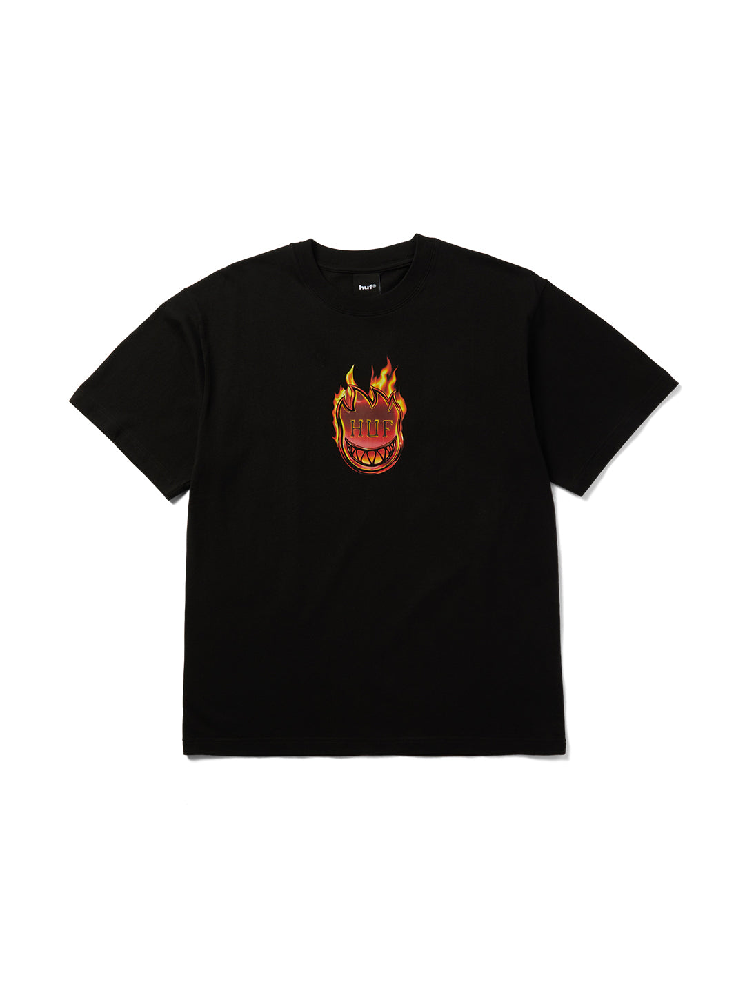 Spitfire Flame Galaxies Tee Black