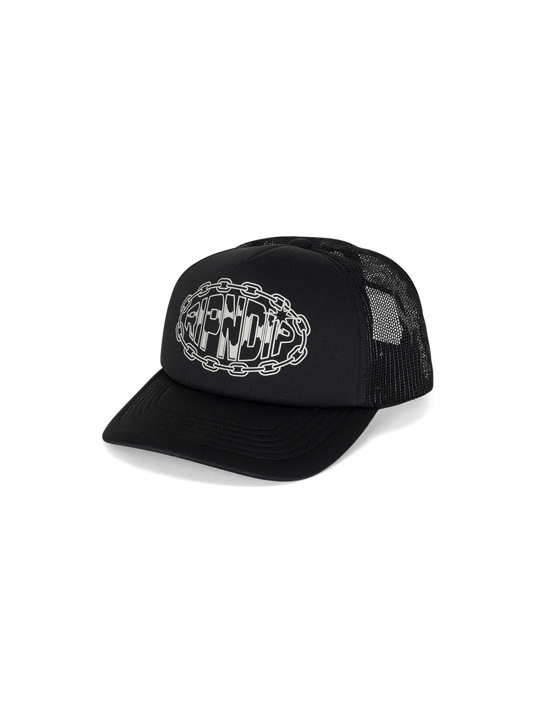 Linked Up Trucker Hat Black