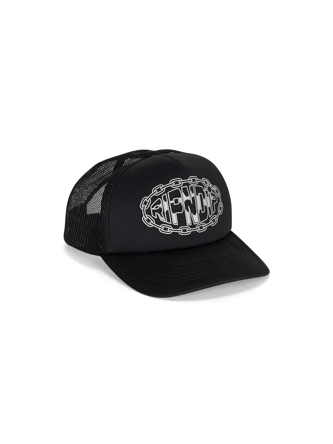 Linked Up Trucker Hat Black