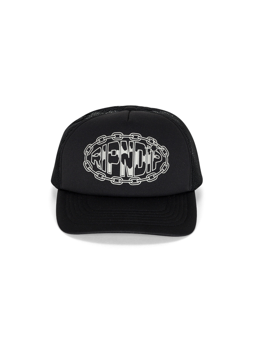 Linked Up Trucker Hat Black