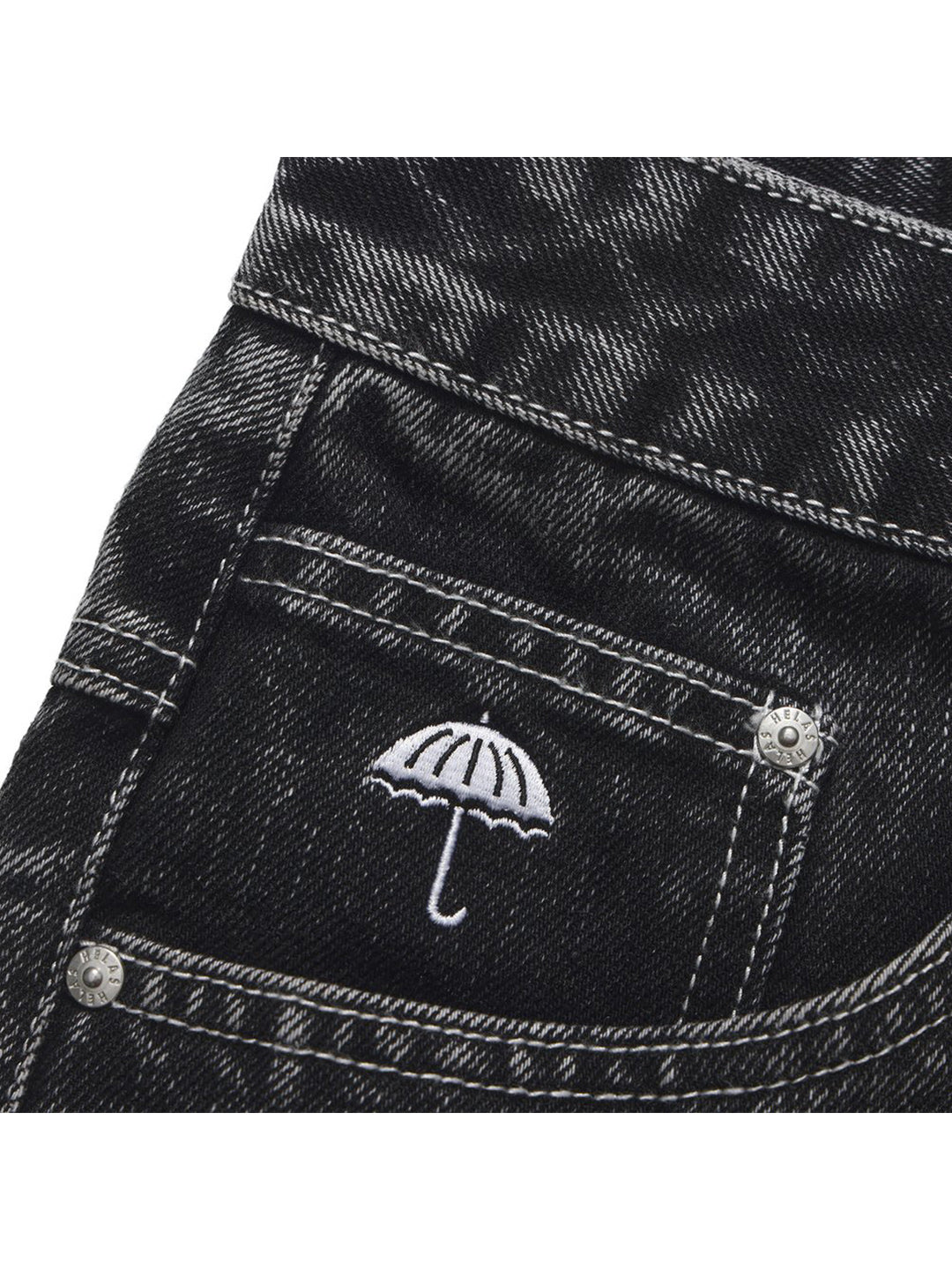 Dieu Grec Jeans Shorts Black