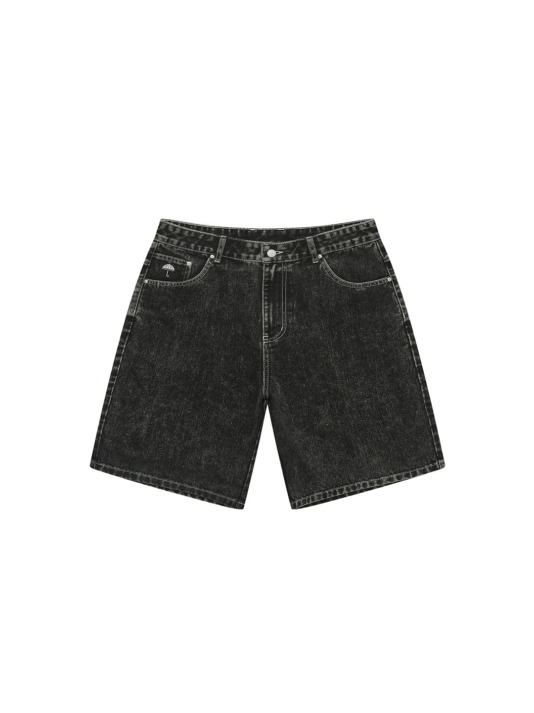 Dieu Grec Jeans Shorts Black