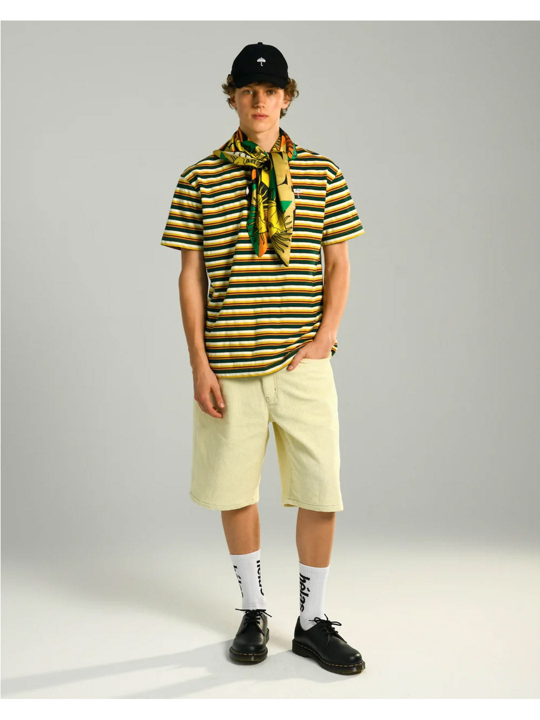 Classic Striped Tee Green