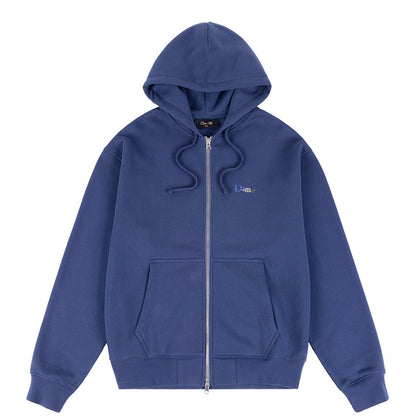 DIME FRIENDS ZIP HOODIE BLUE