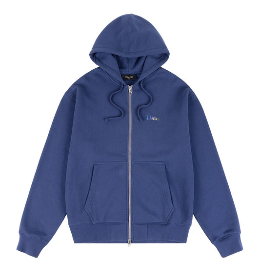 DIME FRIENDS ZIP HOODIE BLUE