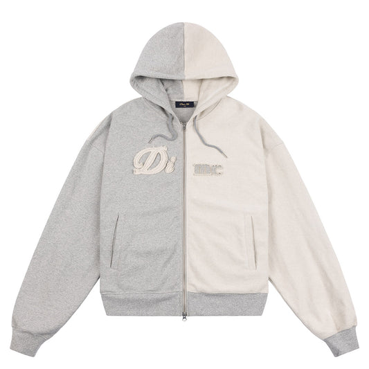 DIME REVERSE FRENCH TERRY ZIP GREY