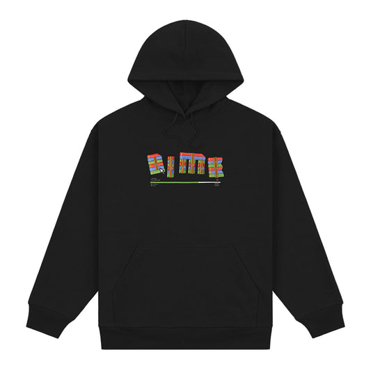 DIME RAR HOODIE BLACK