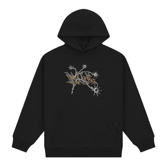 DIME FLAIL HOODIE BLACK