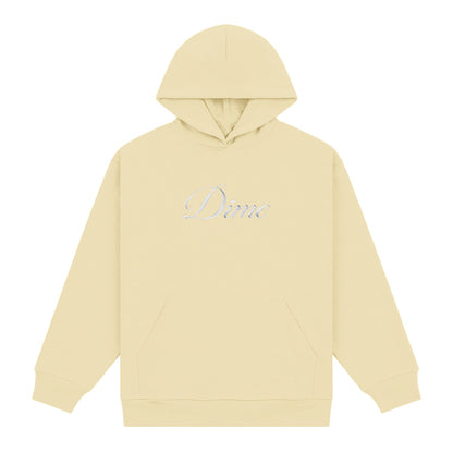 DIME CURSIVE HOODIE CREAM