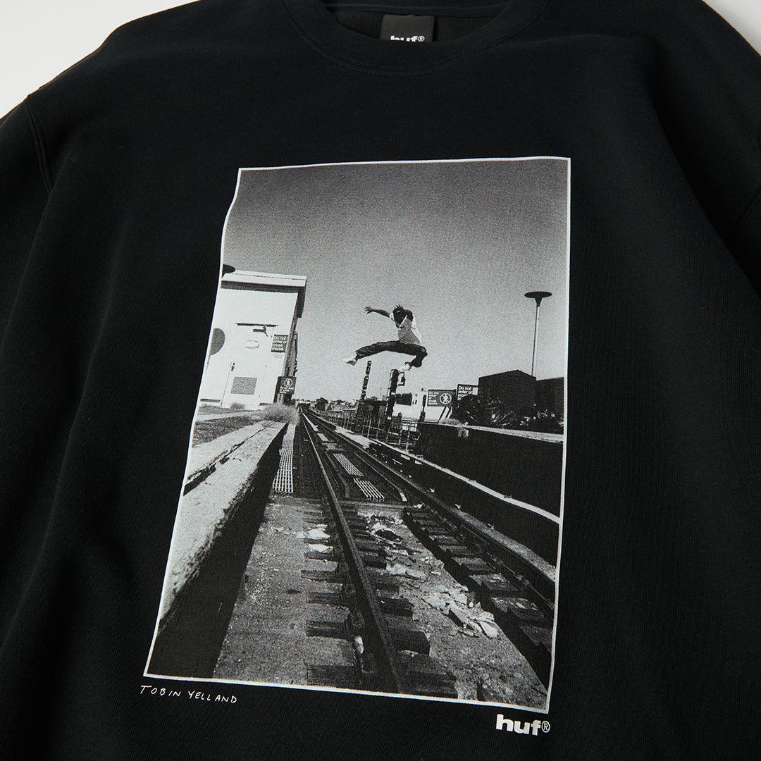 Taking The Leap Crewneck Black