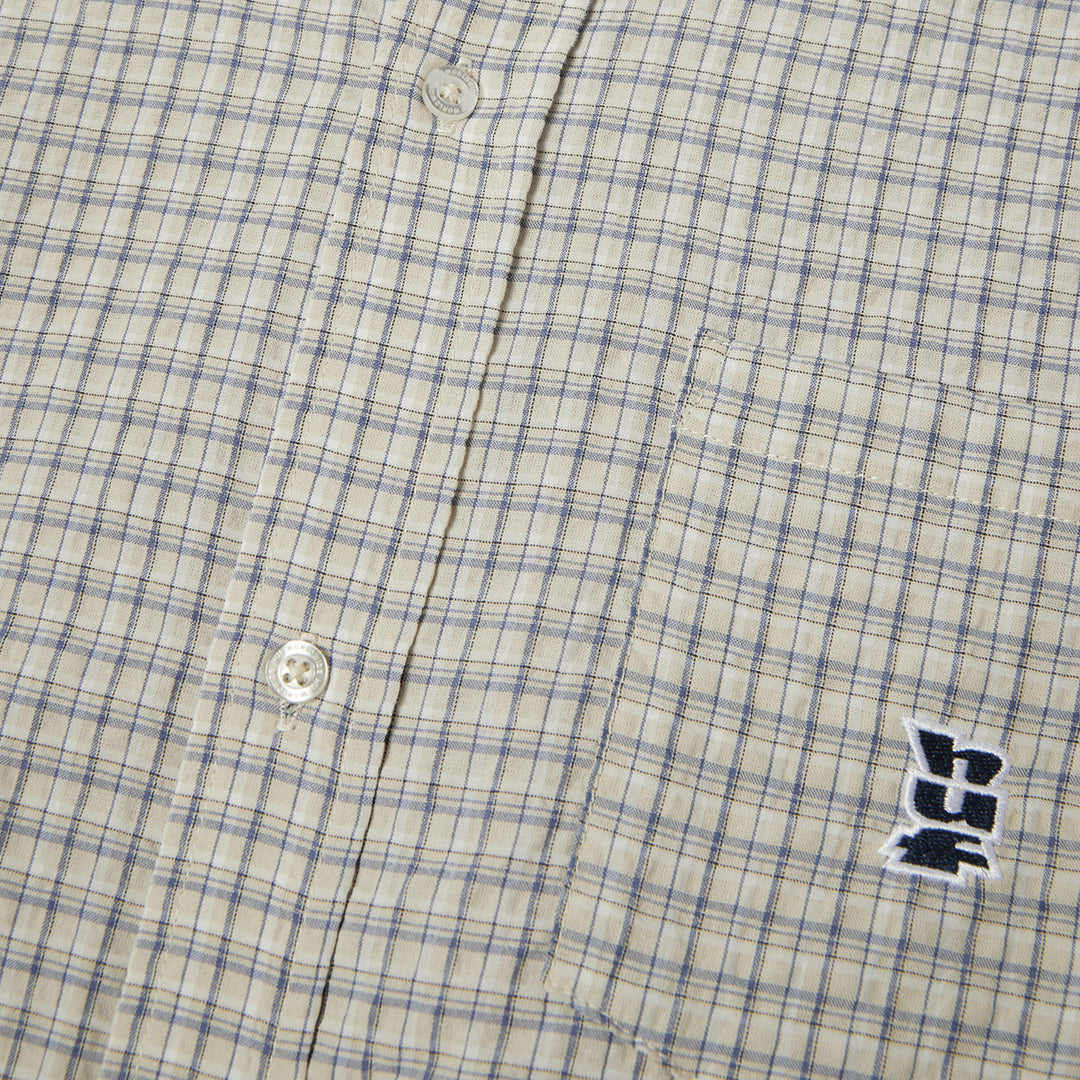 Megablast LS Woven Top Cream