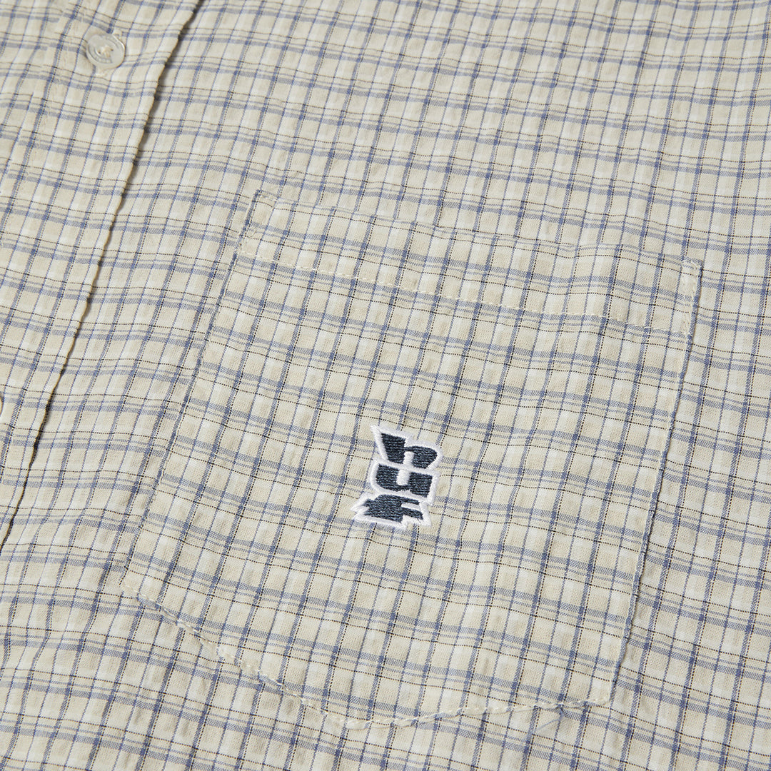 Megablast LS Woven Top Cream