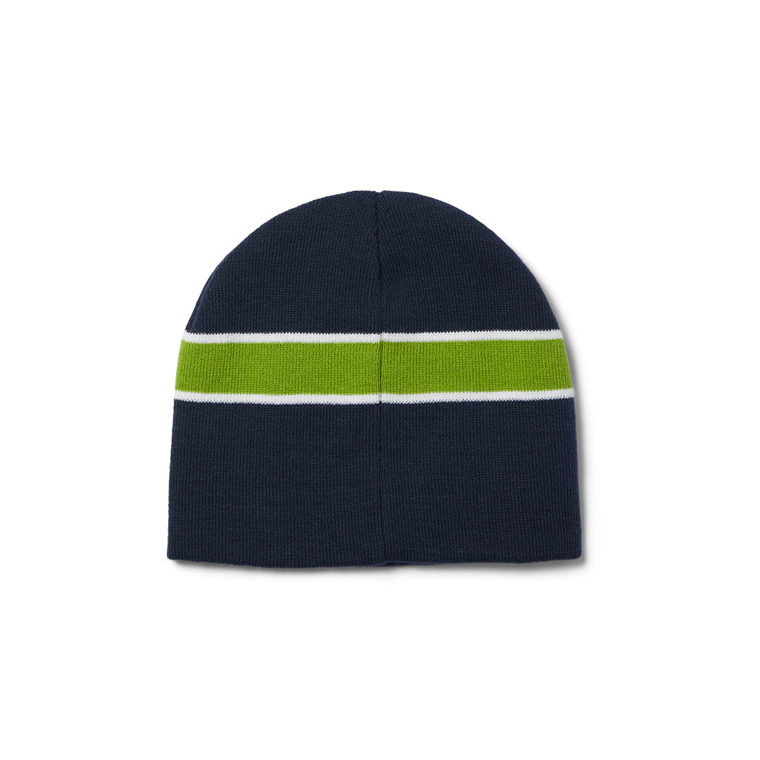 Frequency Skull Beanie Navy Blue