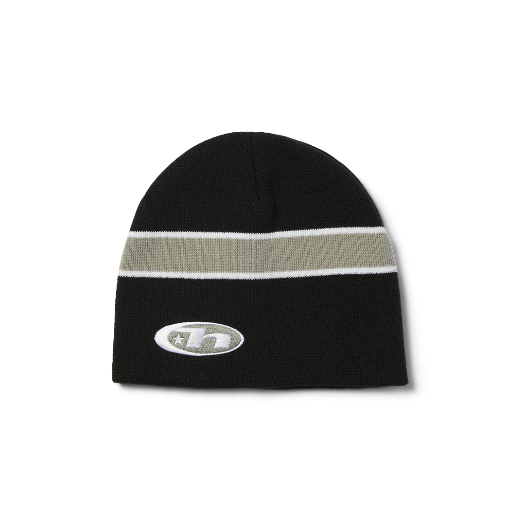 Frequency Skull Beanie Black
