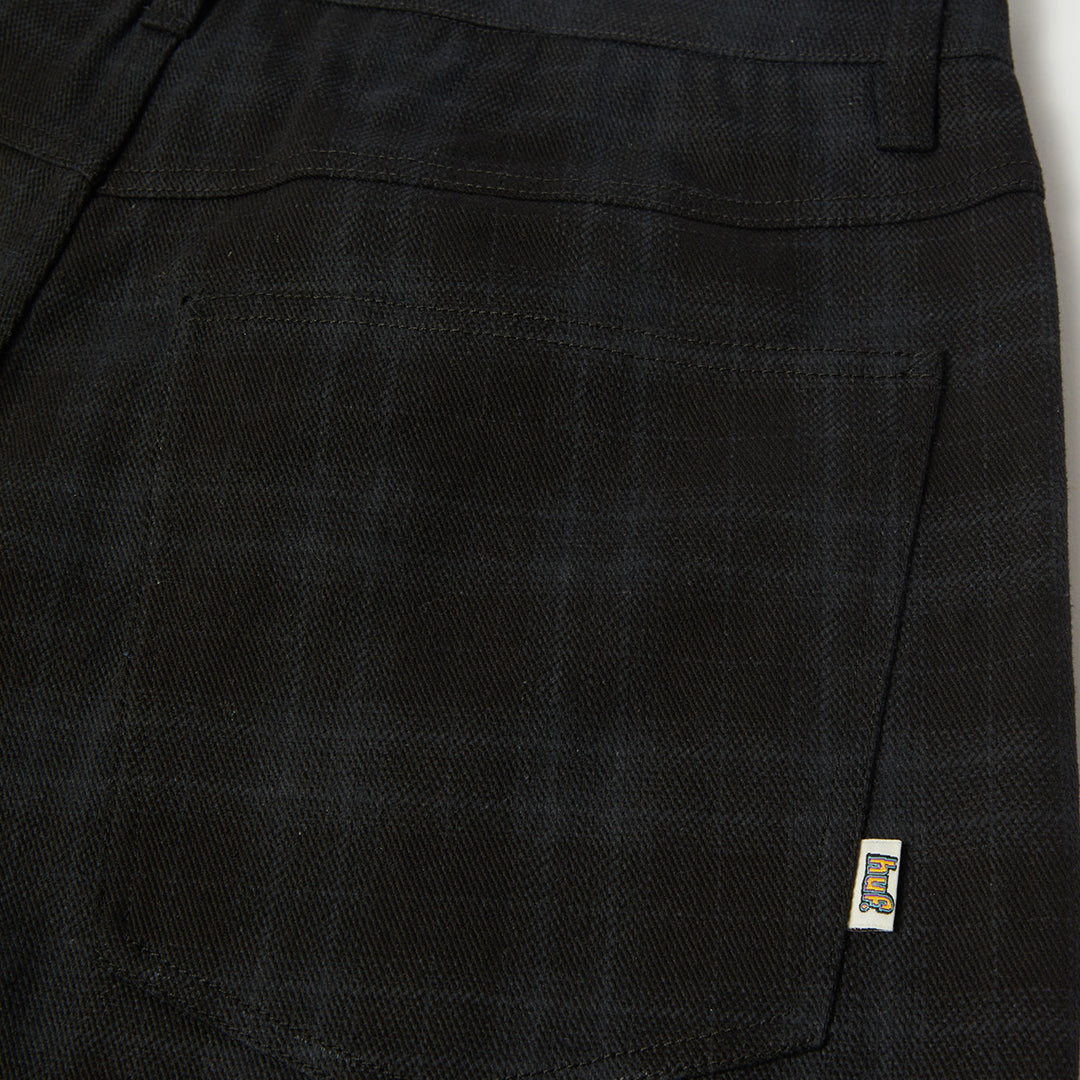 Cromer Plaid Pant Black