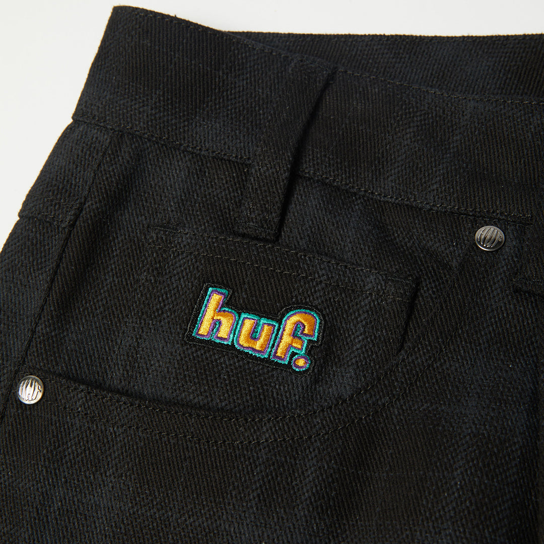 Cromer Plaid Pant Black