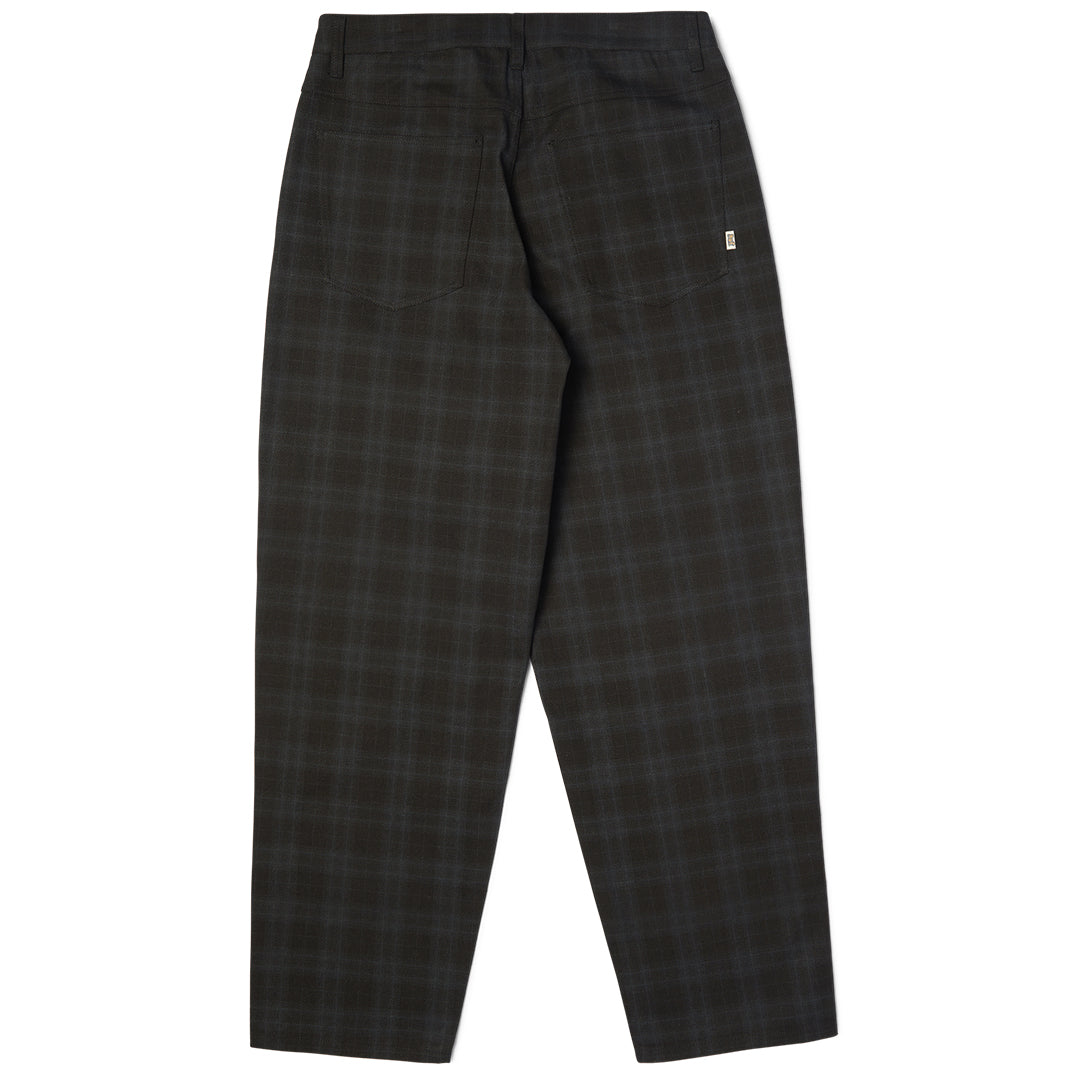 Cromer Plaid Pant Black
