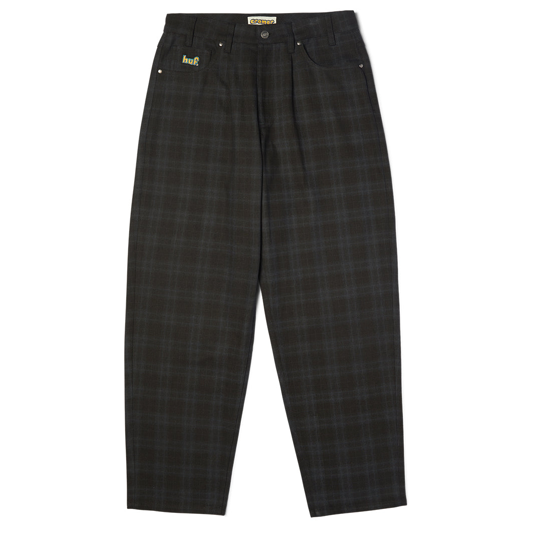 Cromer Plaid Pant Black