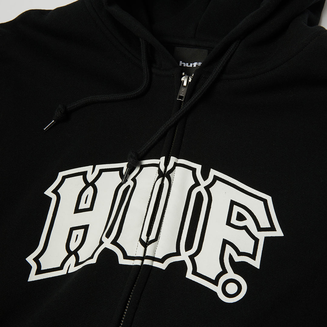 Classic Arch FZ Hoodie Black