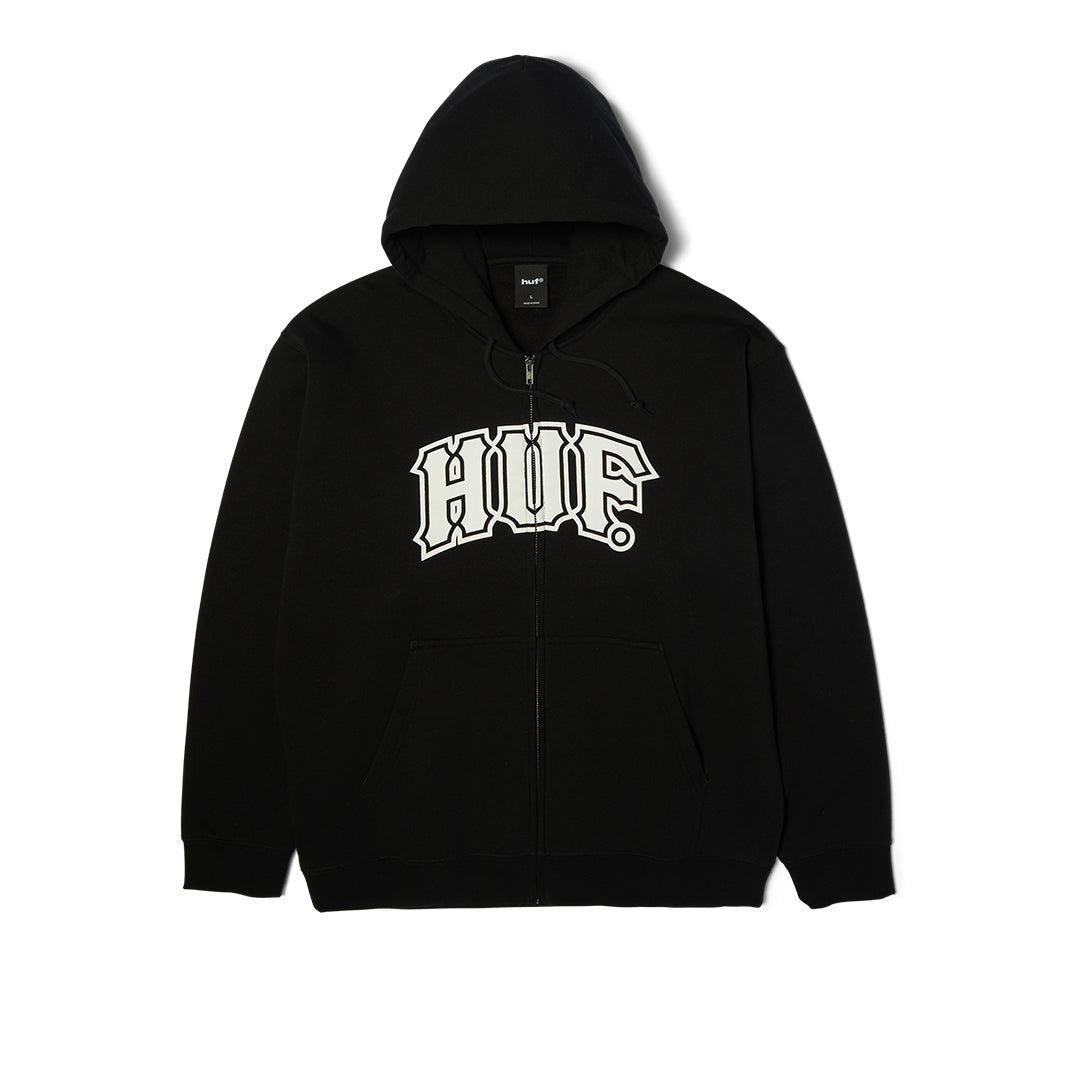 Classic Arch FZ Hoodie Black