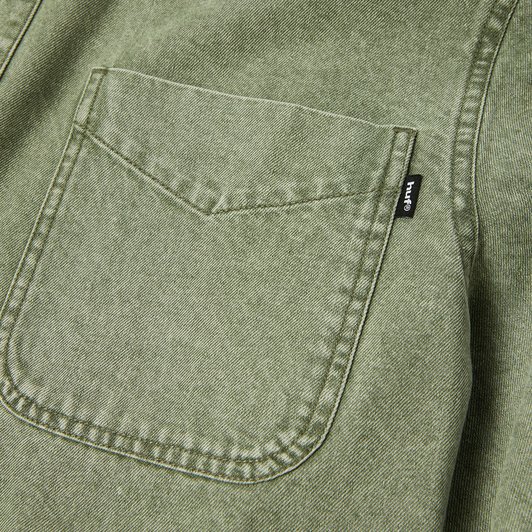 Carson Overdyed Denim Green